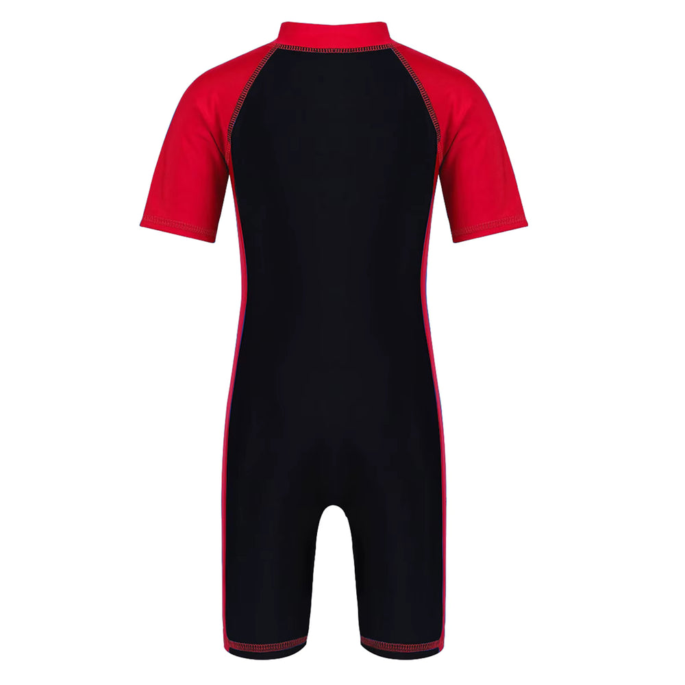 Combinaison Anti-UV Enfant UPF 50+ — Maillot Une Pièce Manches Courtes Garçon & Fille